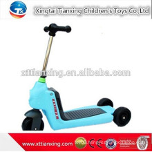 2015 New Model Japanese Wholesale Cheap High Quality Adjustable Slipping Foldable Three Wheel Kids Two Footed kick Scooter